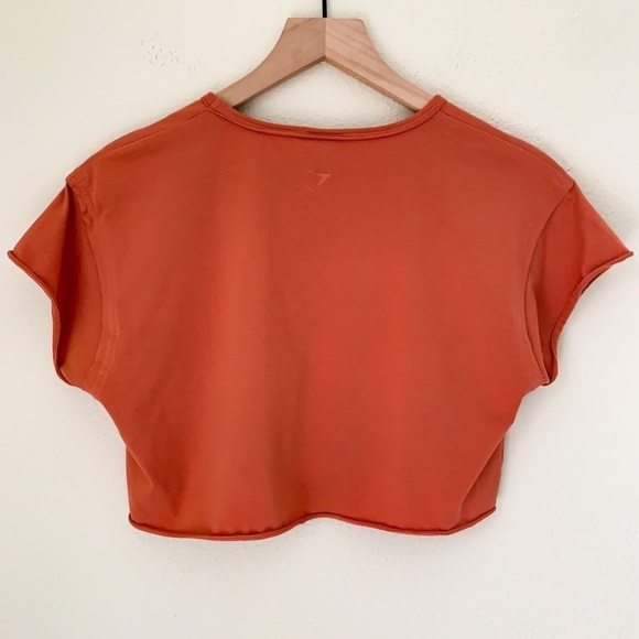 Gymshark KK Crop Top, Size Small, Earth Orange - Picture 2 of 7